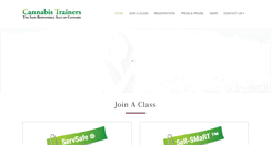 Desktop Screenshot of cannabistrainers.com